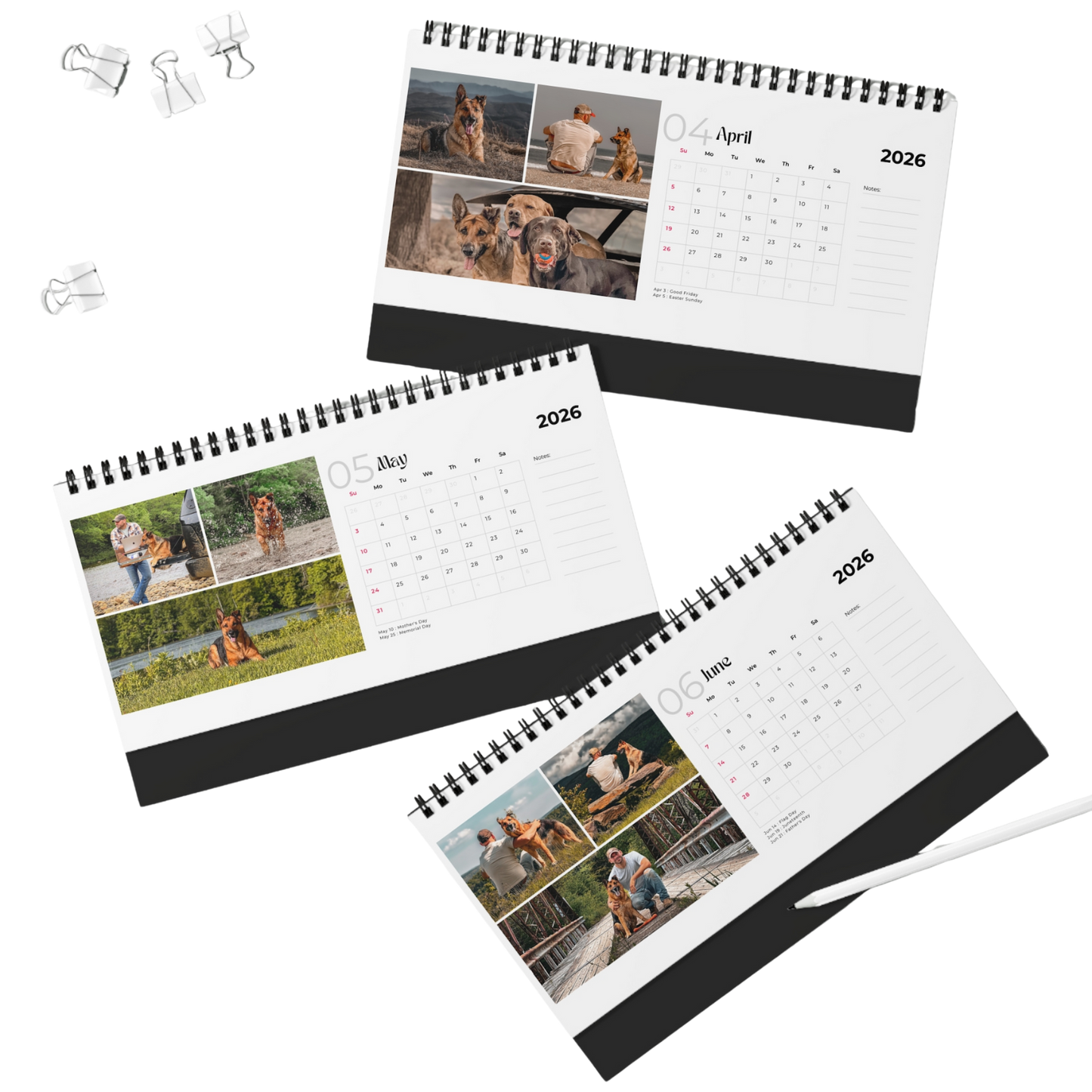 2026 OffLeash Outdoors - Desk Calendar
