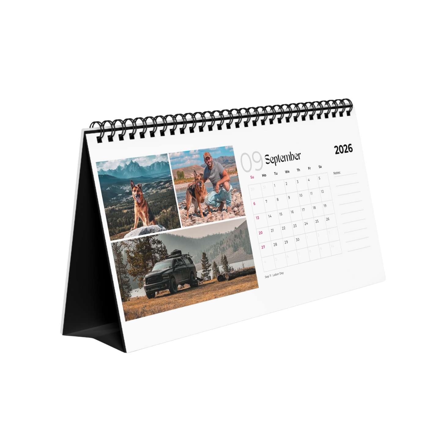 2026 OffLeash Outdoors - Desk Calendar