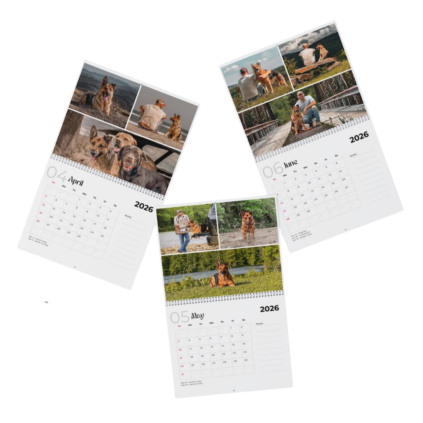 2026 OffLeash Outdoors - Wall Calendar
