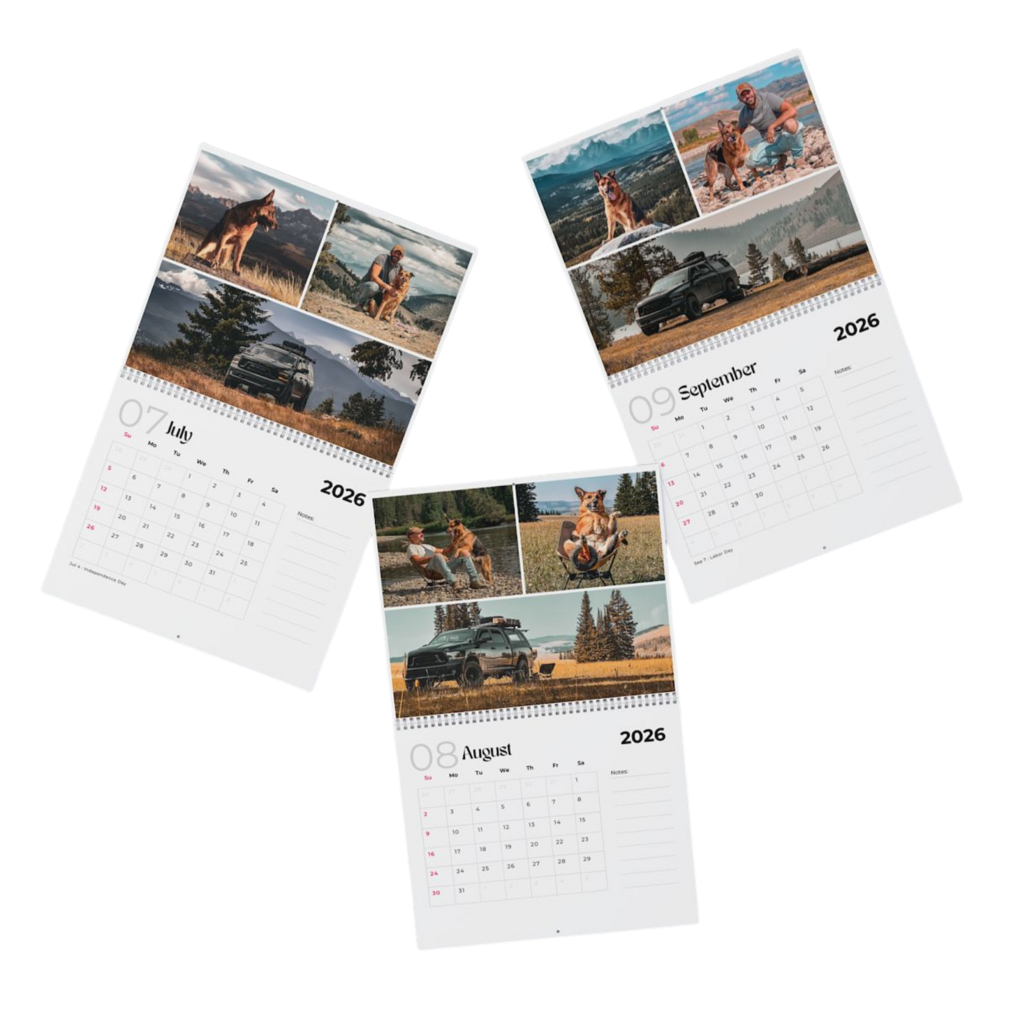 2026 OffLeash Outdoors - Wall Calendar